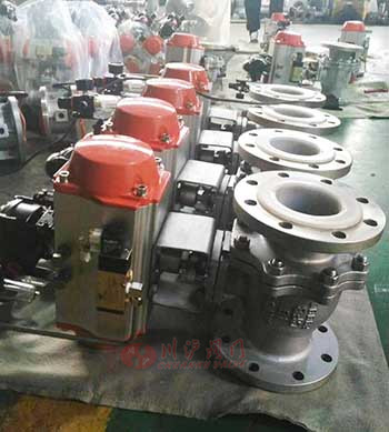 氣動(dòng)氟塑料襯里球閥