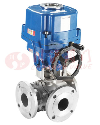 防爆型電動三通球閥