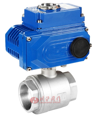 二片式電動(dòng)螺紋球閥