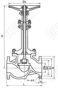 DJ41Y、DJ41W _低溫截止閥結(jié)構(gòu)圖_截止閥廠家