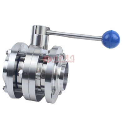 衛(wèi)生級(jí)三片式焊接蝶閥