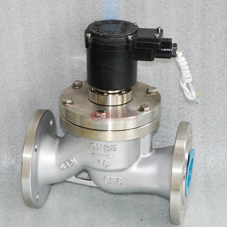 防爆中溫電磁閥實物圖